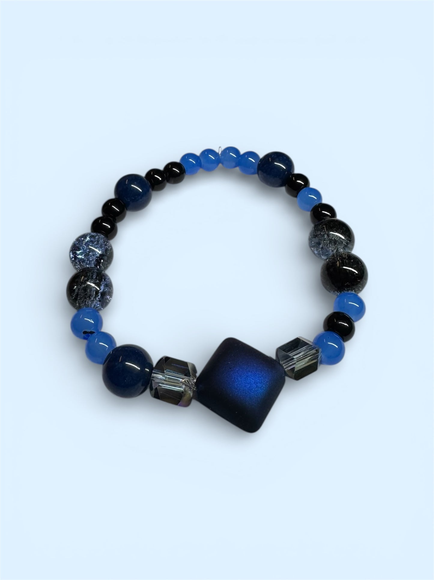 Midnight Current Stretch Bracelet