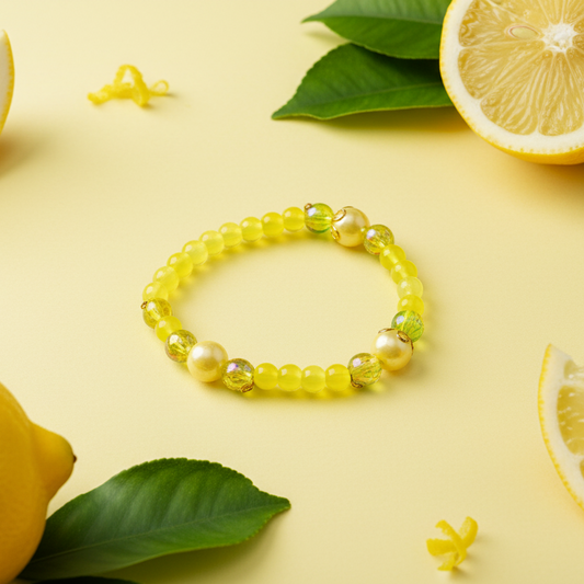 Lemon Halo Stretch Bracelet