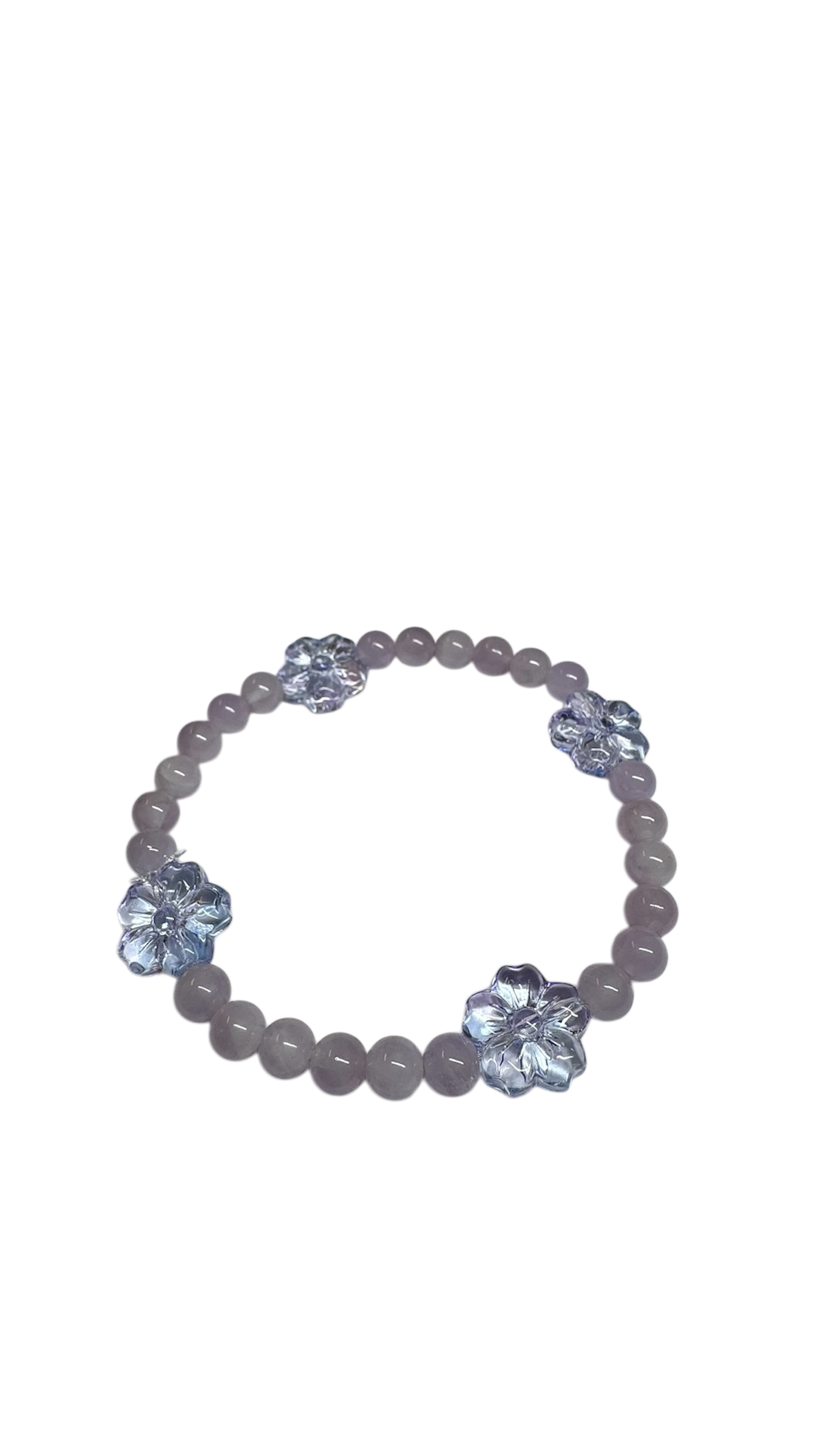 Frosted Petal Stretch Bracelet
