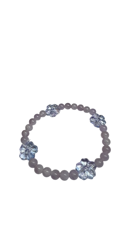 Frosted Petal Stretch Bracelet