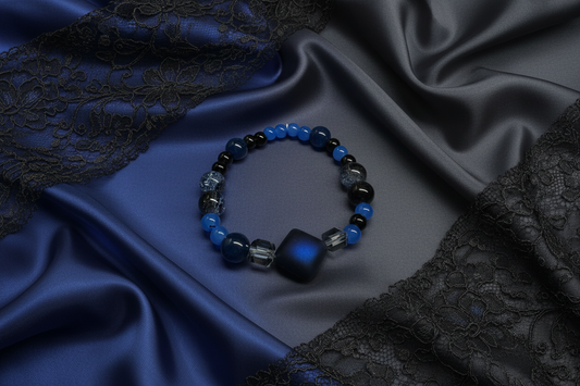 Midnight Current Stretch Bracelet