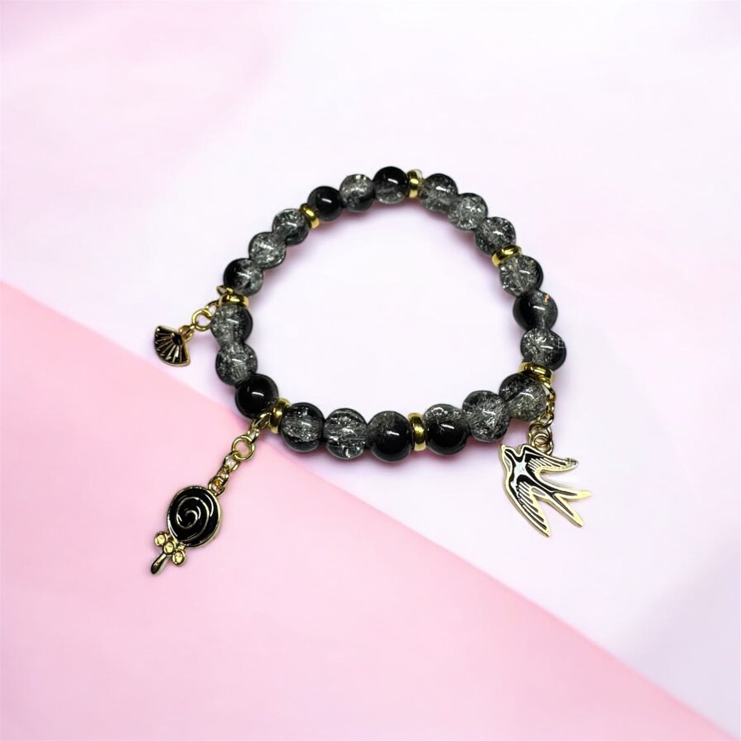 Midnight Flight Stretch Bracelet