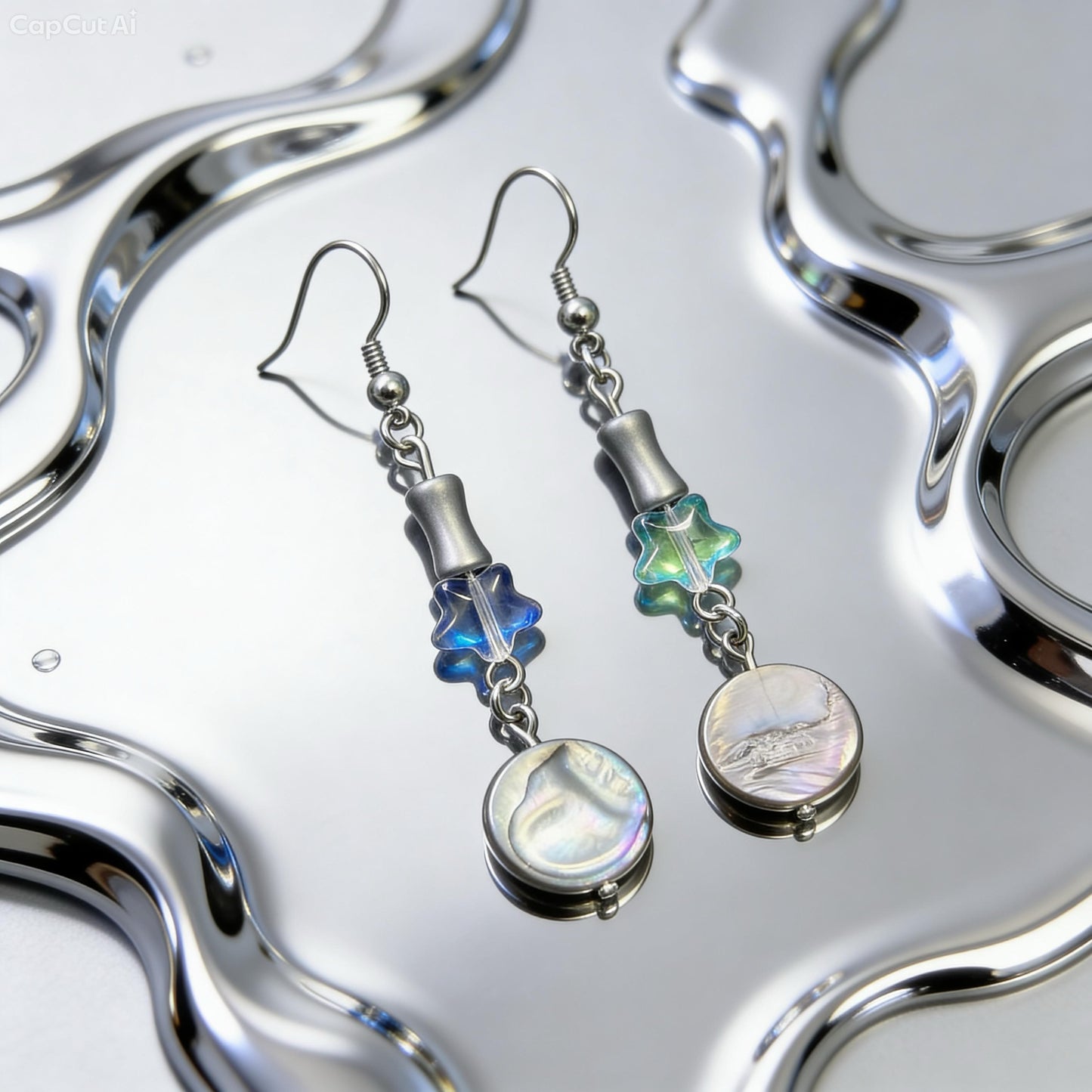 Liquid Silver Drops